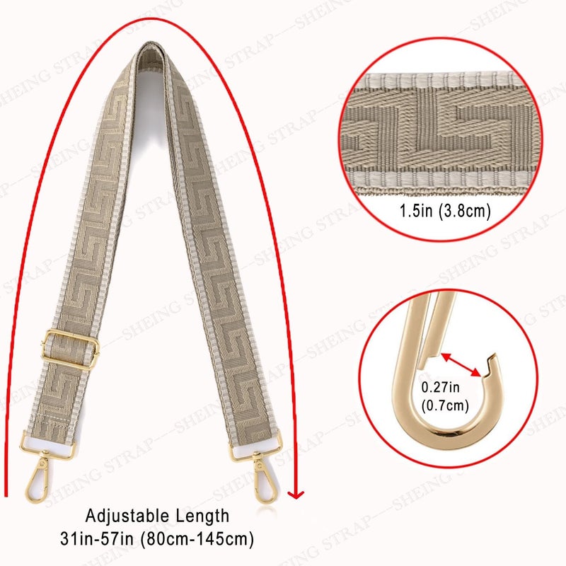 Shein Purse Strap Replacement Crossbody Handbag Shoulder Strap Adjustable - Image 4